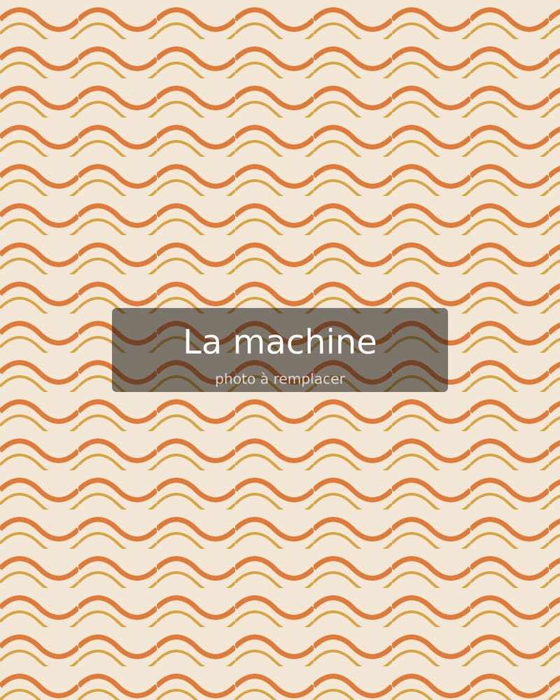 La machine à coudre de l'atelier en plein travail
