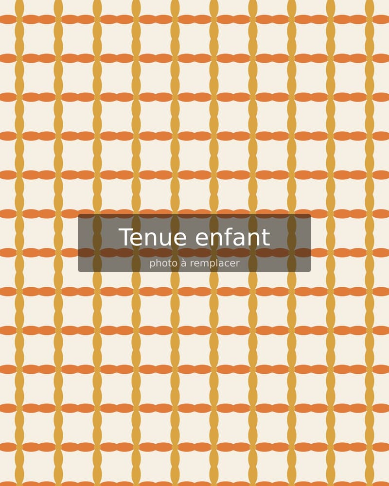 Tenue enfant en wax pour un baptême